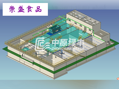 广西崇盛食品1000m³/d猪屠宰污水处理项目